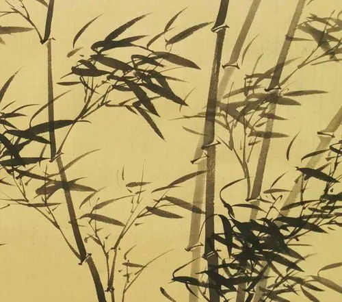 以竹为题材的绘画 珍品